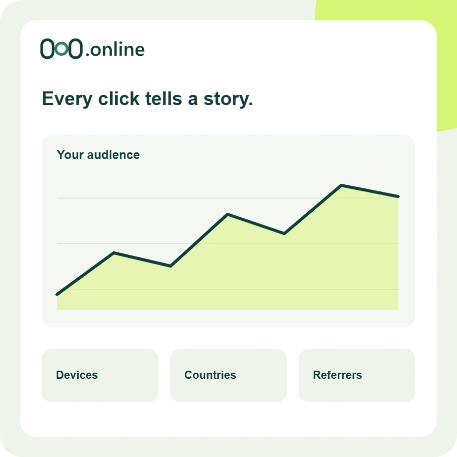 Screenshot of the app links analytics system page