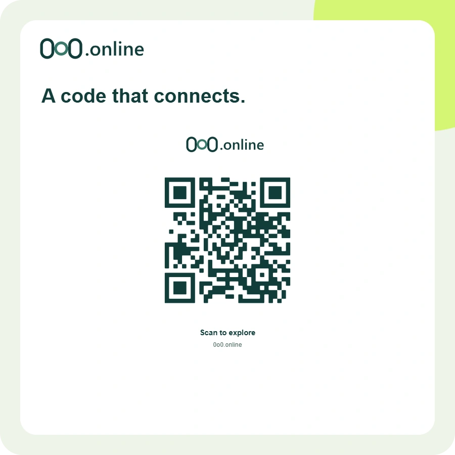 Screenshot of the app QR code system page